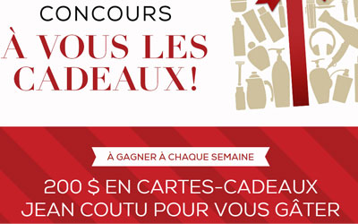 Concours gagnez une Carte-cadeau Jean-Coutu de 200$