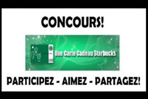 Concours gagnez une Carte cadeau Starbucks de 100$