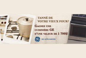 Concours gagnez une Cuisinière Infinite de GE Profile de 1799 $