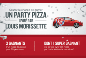 Concours gagnez une Livraison de nourriture de Boston Pizza