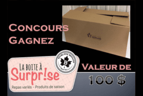 Concours gagnez une boite à surprise de mets surgelés