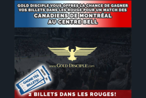 Concours gagnez une paire de billets pour les Canadiens de Montréal dans la section rouge