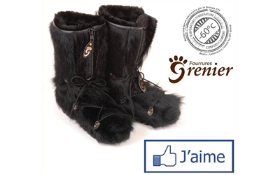 Concours gagnez une paire de bottes d'hiver Fourrures Grenier