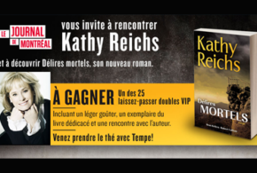 Concours gagnez une rencontre avec l’auteure Kathy Reichs