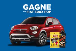 Concours gagnez une voiture Fiat 500X Pop 2016 de 28860$