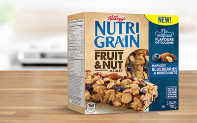 Paquet de barres Nutri-grains de Kellogg’s Gratuit