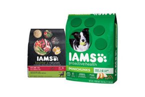 Rabais de 4$ à l’achat de nourriture sèche pour chiens Iams