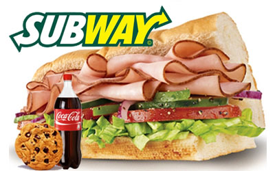 Sandwich Gratuit chez Subway