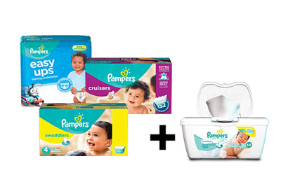 2$ en coupon rabais Pampers