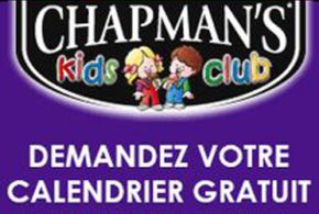 Calendrier Gratuit Chapman’s + des coupons rabais