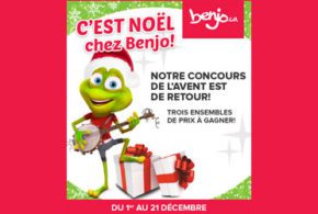 Concours c'est Noël chez Benjo