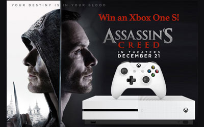 Concours gagnez 1 Console de jeux Xbox One S