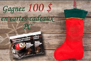 Concours gagnez 2 cartes-cadeaux PC de 50$ chaque