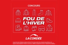 Concours gagnez 4 cartes-cadeaux La Cordée Plein Air de 1000$