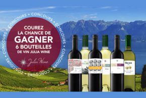 Concours gagnez 6 bouteilles de vin Julia Wine