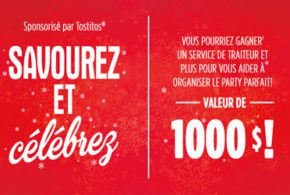 Concours gagnez 600$ pour un traiteur et carte cadeau Walmart de 400$