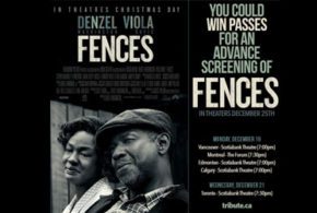 Concours gagnez des Billets pour l'avant-première du film Fences