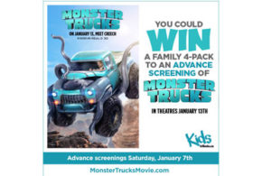 Concours gagnez des Billets pour l'avant-première du film Monster trucks