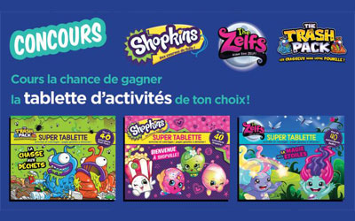 Concours gagnez des Tablette d'activité pour enfants