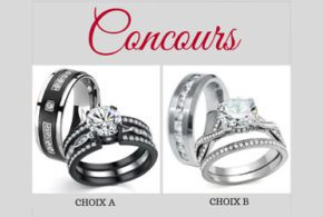 Concours gagnez des bagues pour elle et pour lui de Bijoux Escargot
