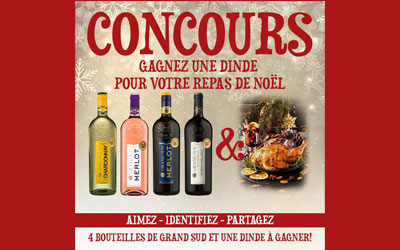 Concours gagnez les essentiels pour le repas de Noël