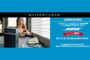 Concours gagnez un Haut-parleur sans fil SoundTouch 10 de Bose