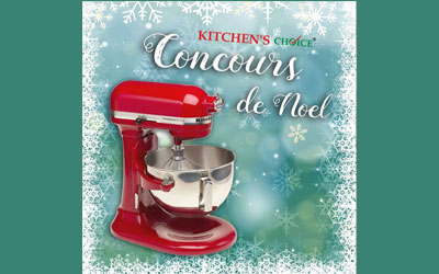 Concours gagnez un KitchenAid Malaxeur A Support 5Qt Rouge Empire