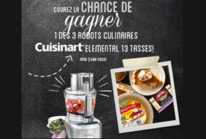 Concours gagnez un Robot culinaire (13 tasses) Cuisinart Elemental