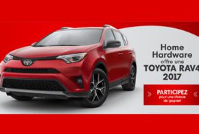 Concours gagnez un Toyota RAV4 AWD SE 2017 de 36220$