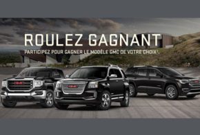 Concours gagnez un Véhicule Chevrolet, Buick, GMC ou Cadillac