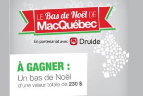 Concours gagnez un bas de Noël MacQuébec de 230$