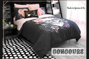 Concours gagnez un ensemble de literie Sugar Skull