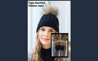 Concours gagnez un ensemble tuque Snowbird et Mitaines Aspen