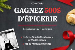 Concours gagnez un panier d'épicerie de 500$