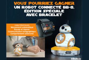Concours gagnez un robot connecté BB-8 avec bracelet