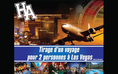 Concours gagnez un voyage pour deux personnes à Las Vegas