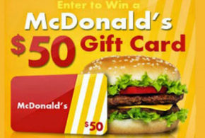 Concours gagnez une Carte cadeau McDonalds de 50$