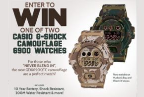 Concours gagnez une Montre Casio G-Shock Camouflage 6900