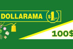 Concours gagnez une carte-cadeau Dollorama de 100$