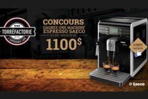 Concours gagnez une machine espresso Saeco de 1100$