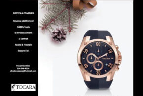 Concours gagnez une montre Jacob de Tocara de 369$