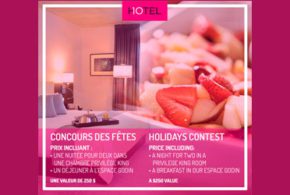 Concours gagnez une nuitée pour 2 dans une chambre privilège King