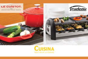 Concours gagnez une sélection de produits Cuisina de 2500$