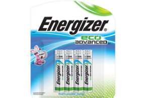 Rabais de 3$ sur 2 paquets de piles Energizer EcoAdvanced