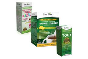 Rabais de 3$ sur un des sirops contre la toux de Herbion