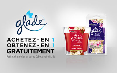 Un produit Glad acheté, 1 offert