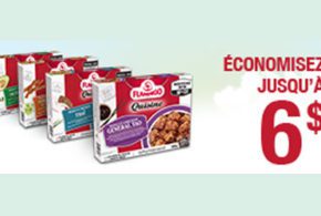 6$ de rabais sur des produits Flamingo Quisine
