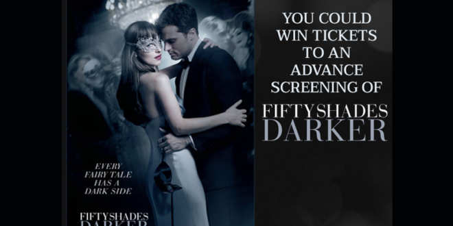 Concours gagnez des Billets pour l'Avant-première du film Fifty Shades Darker