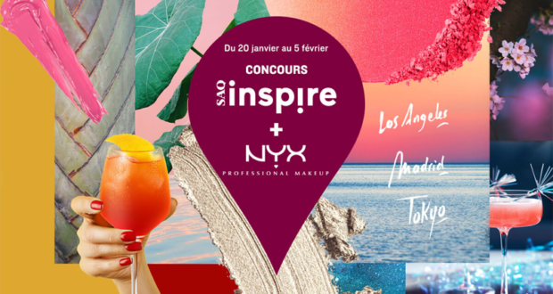 Concours gagnez des Billets pour la soirée SAQ Inspire + Nyx Professional MakeUp