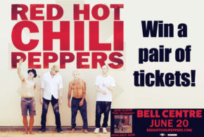 Concours gagnez des Billets pour voir Red Hot Chili Peppers